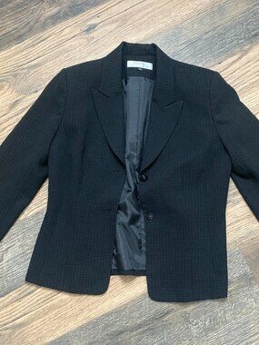 Tahari Arthur S. Levine Women's Blazer Jacket Size 10 Black